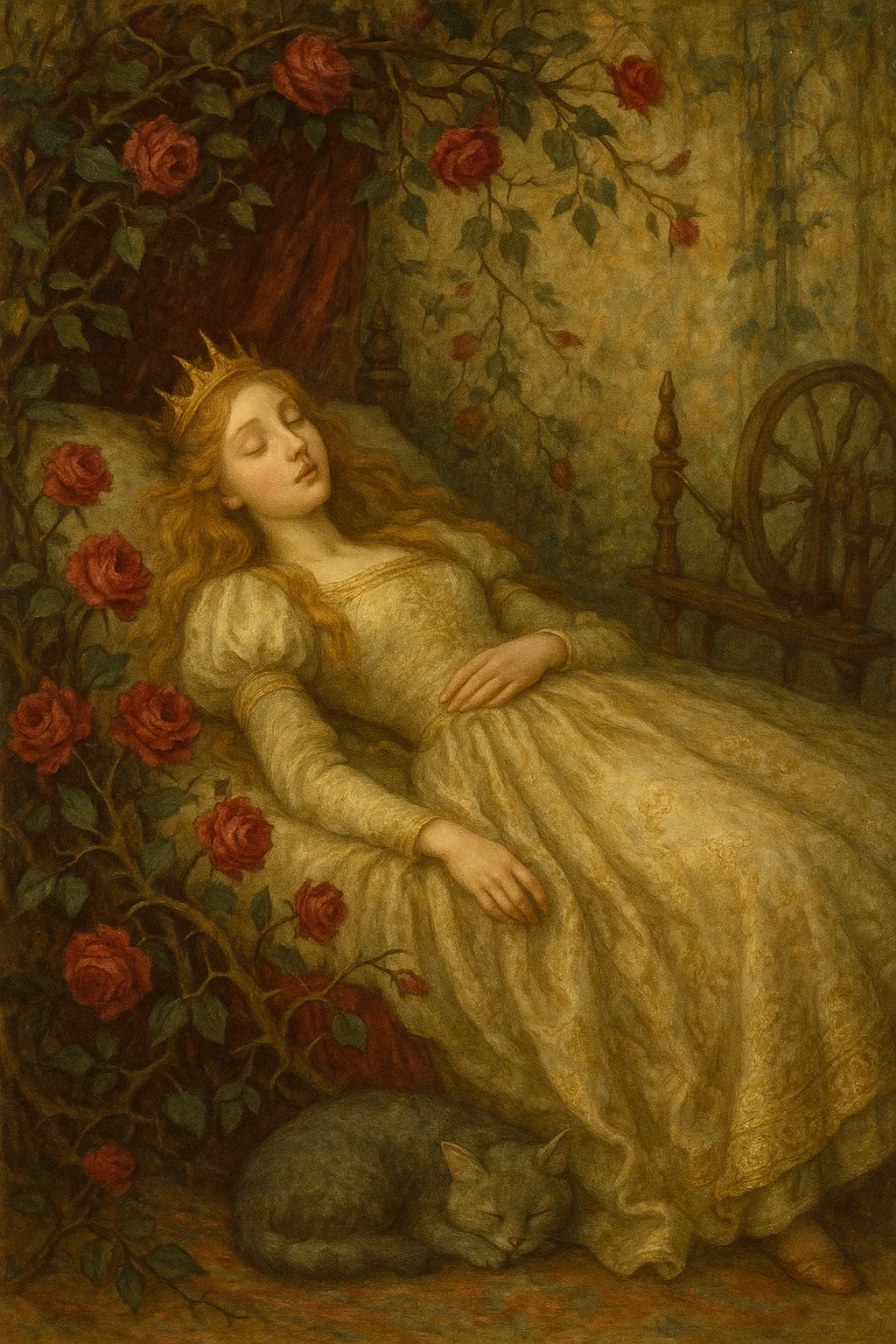 Illustration von Dornröschen