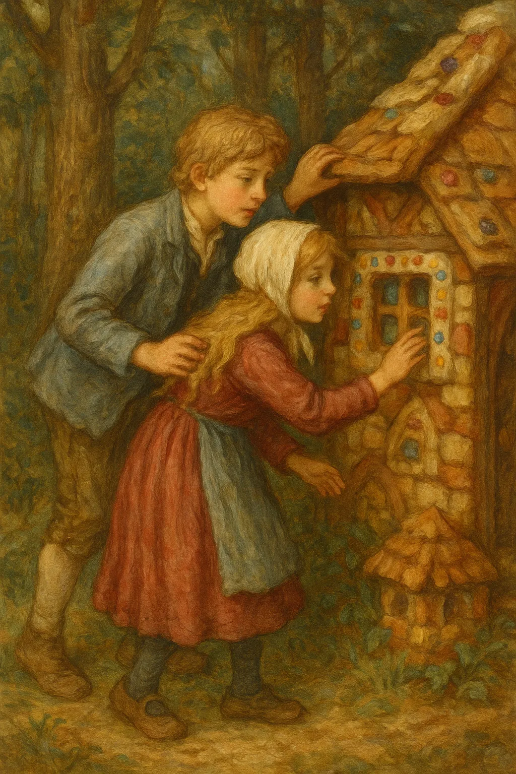 Illustration von Hänsel und Gretel