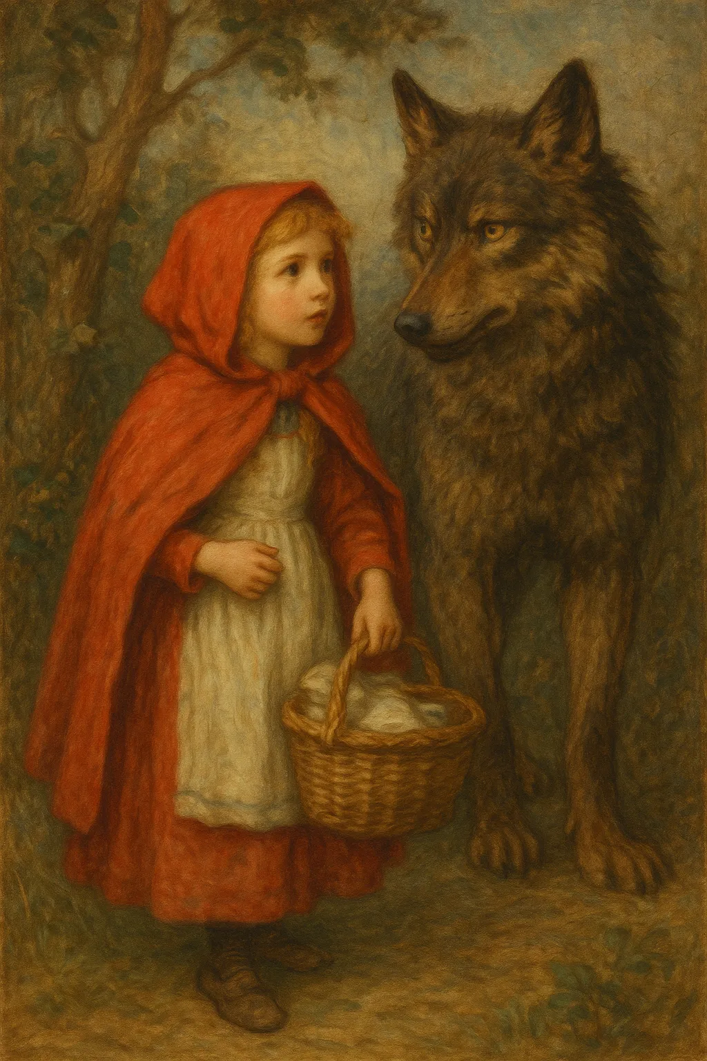 Illustration von Rotkäppchen