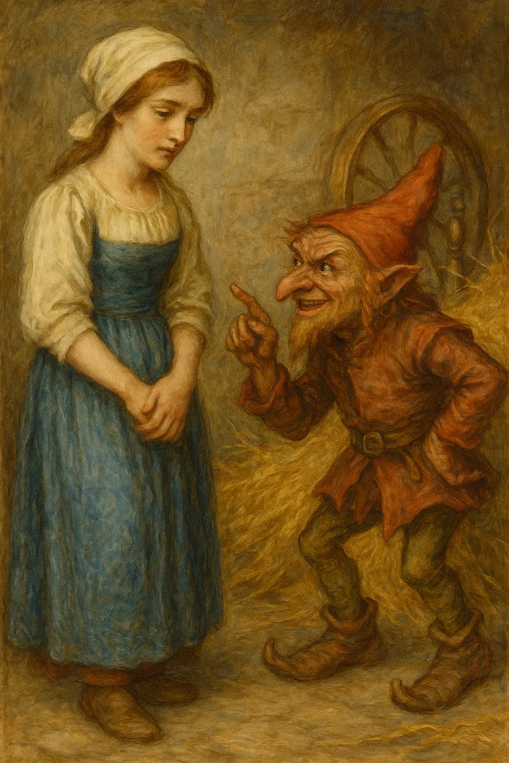 Illustration vom Rumpelstilzchen